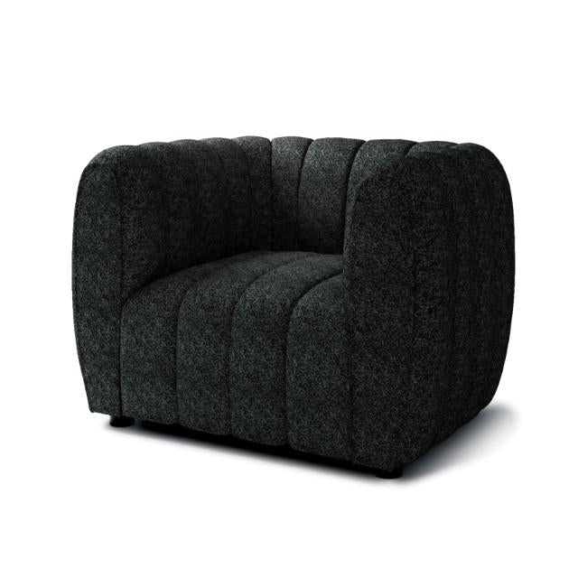 AVERSA Chair, Black, Gray, & White - Mattress & Furniture Super Center (Tampa, FL)