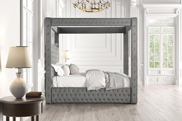 Etherea Bed Gray & Black - Mattress & Furniture Super Center (Tampa, FL)
