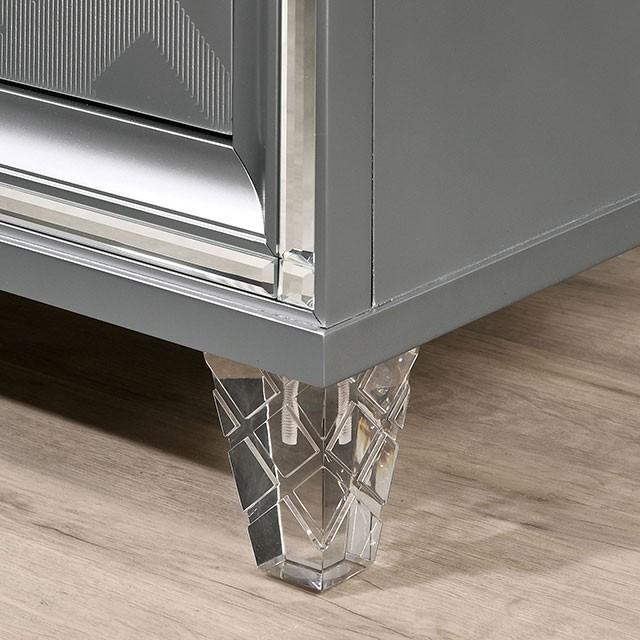 EMMELINE Night Stand w/ USB Outlet - Mattress & Furniture Super Center (Tampa, FL)