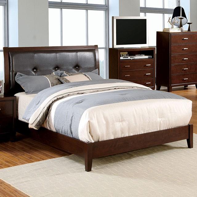 Enrico Bed Brown, Grey, & Black - Mattress & Furniture Super Center (Tampa, FL)