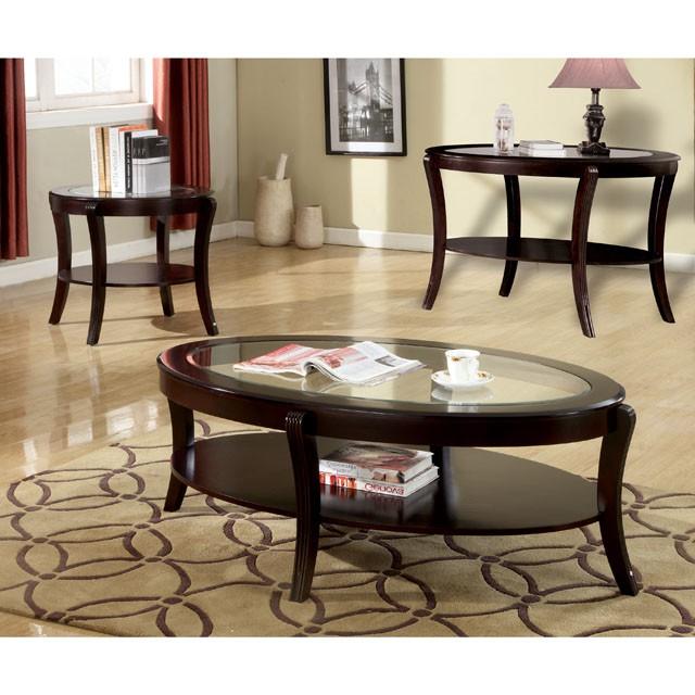 FINLEY Espresso End Table - Mattress & Furniture Super Center (Tampa, FL)