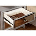 Golva E.King & Queen Bed White & Silver - Mattress & Furniture Super Center (Tampa, FL)