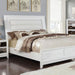 Golva E.King & Queen Bed White & Silver - Mattress & Furniture Super Center (Tampa, FL)