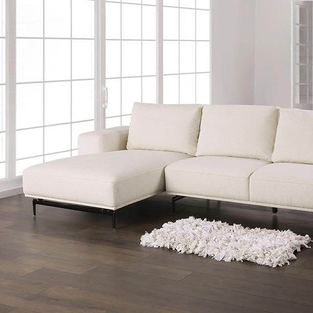 Baerum Sectional, Left & Right Chaise Beige & Gray - Mattress & Furniture Super Center (Tampa, FL)