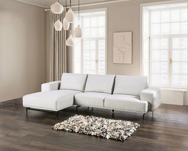 Baerum Sectional, Left & Right Chaise Beige & Gray - Mattress & Furniture Super Center (Tampa, FL)