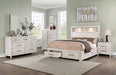 Berenice Dresser White, Gray, & Espresso - Mattress & Furniture Super Center (Tampa, FL)