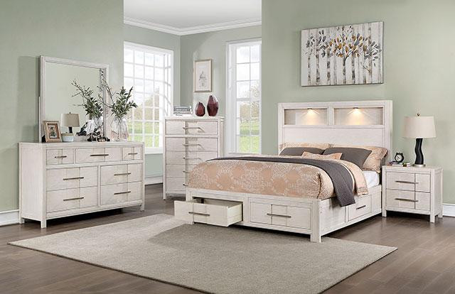 Berenice Dresser White, Gray, & Espresso - Mattress & Furniture Super Center (Tampa, FL)