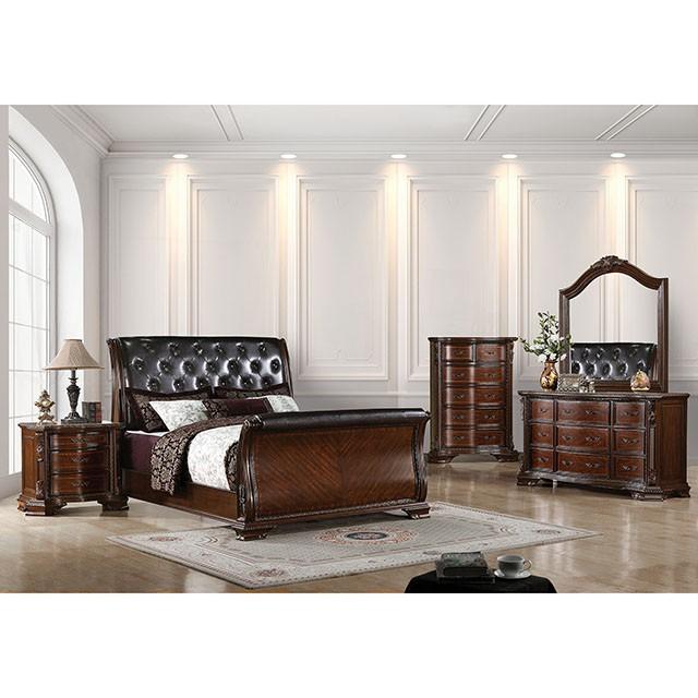 Monte Vista I Brown Cherry Dresser - Mattress & Furniture Super Center (Tampa, FL)