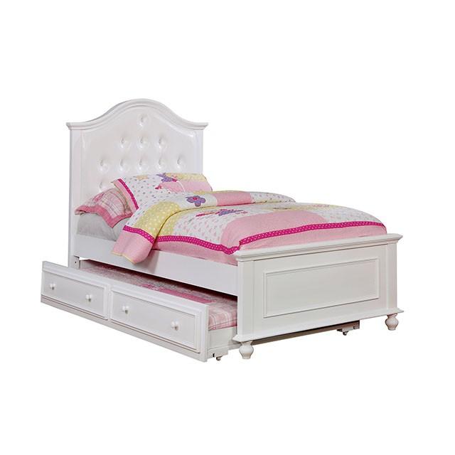 OLIVIA White Full & Twin Bed - Mattress & Furniture Super Center (Tampa, FL)
