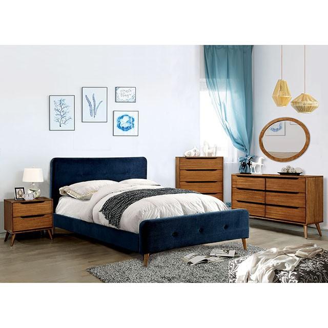 Lennart Oak Rectangular Mirror - Mattress & Furniture Super Center (Tampa, FL)