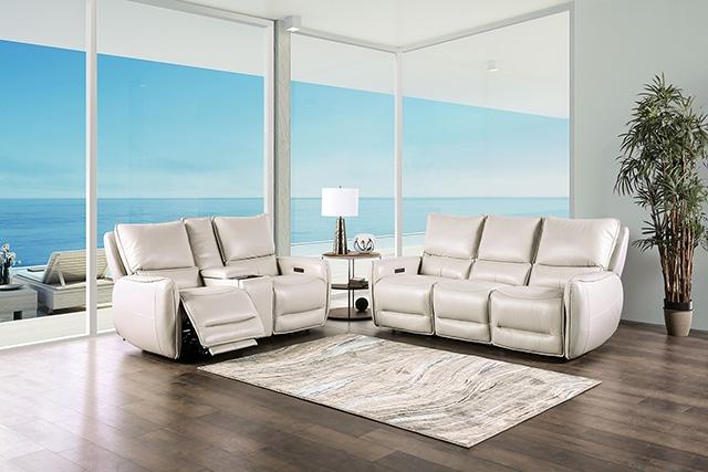 PHINEAS Power Recliner, Beige - Mattress & Furniture Super Center (Tampa, FL)