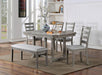 LAQUILA Dining Table, Gray - Mattress & Furniture Super Center (Tampa, FL)