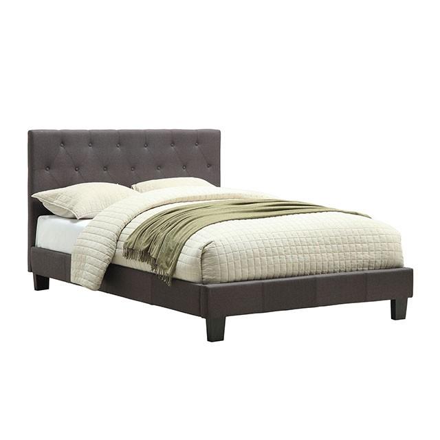 LEEROY Queen & Twin Bed Ivory & Gray - Mattress & Furniture Super Center (Tampa, FL)