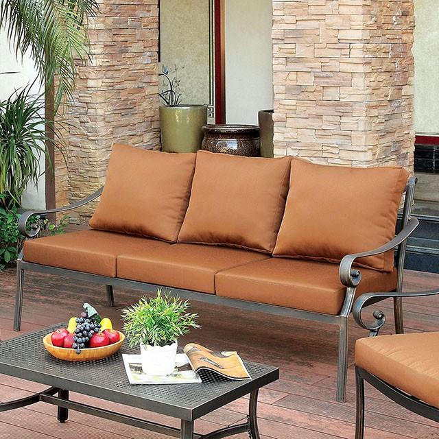Bonquesha Patio Sofa - Mattress & Furniture Super Center (Tampa, FL)