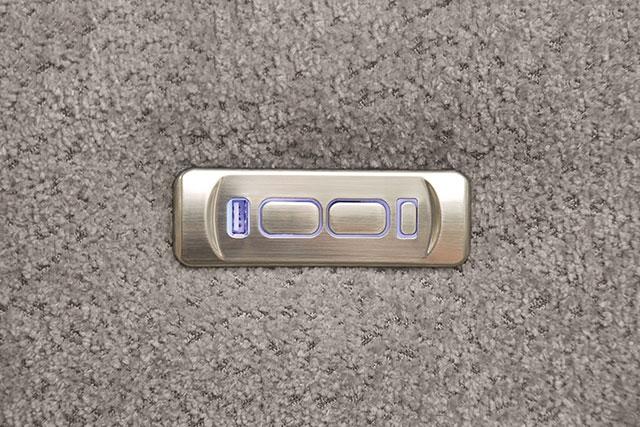 MORCOTE Power Recliner, Light Gray - Mattress & Furniture Super Center (Tampa, FL)