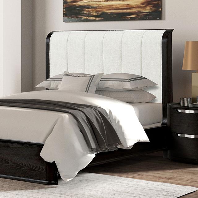 Osterley Queen & E.King Bed Grey & Black - Mattress & Furniture Super Center (Tampa, FL)