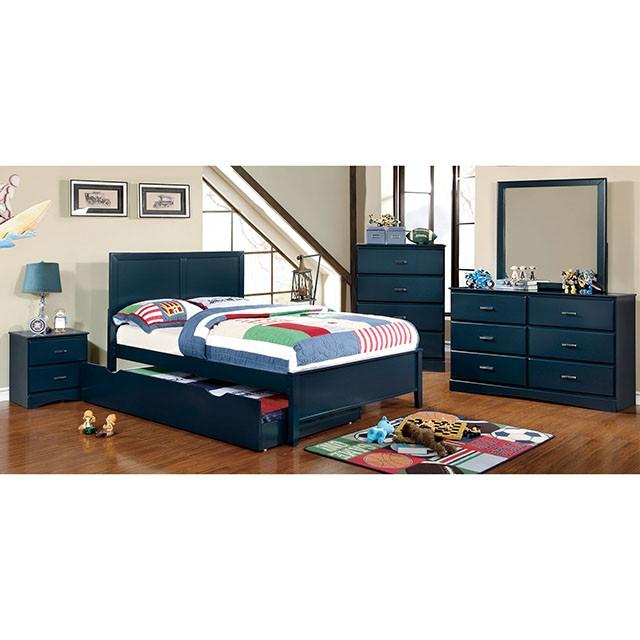PRISMO Blue Trundle - Mattress & Furniture Super Center (Tampa, FL)