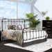 RIANA Antique Black Metal E.King, Full, Queen, & Twin Bed - Mattress & Furniture Super Center (Tampa, FL)