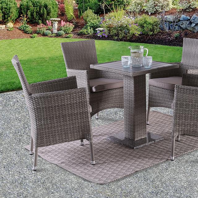 Aminta Patio Bistro Set (3 & 5 PC) - Mattress & Furniture Super Center (Tampa, FL)