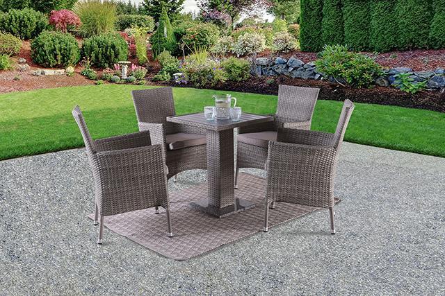 Aminta Patio Bistro Set (3 & 5 PC) - Mattress & Furniture Super Center (Tampa, FL)