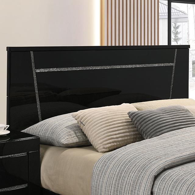 Magdeburg Bed Black & White - Mattress & Furniture Super Center (Tampa, FL)