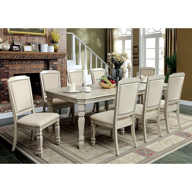 HOLCROFT Antique White/Ivory Dining Table