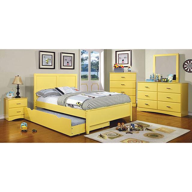 Prismo Bed Yellow - Mattress & Furniture Super Center (Tampa, FL)