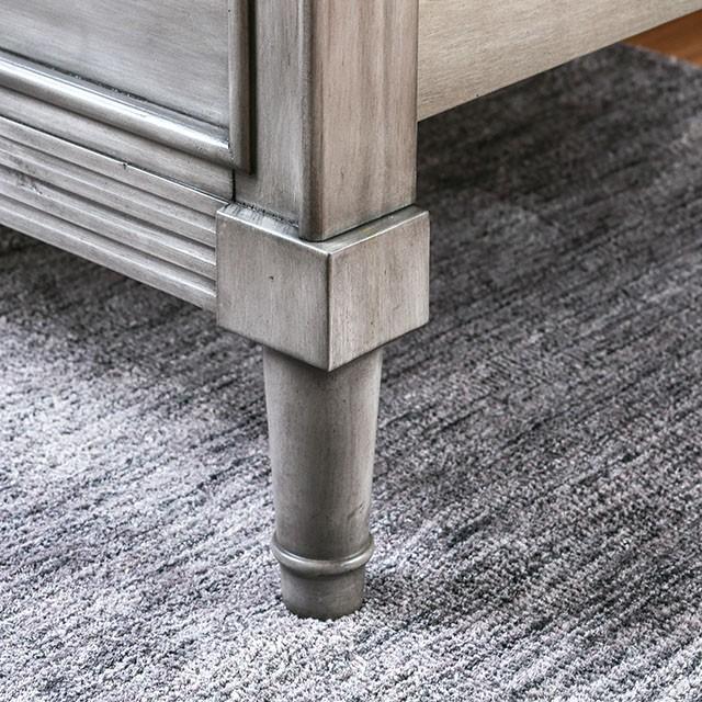 DAPHNE Gray Cal.King, E.King & Queen Bed - Mattress & Furniture Super Center (Tampa, FL)