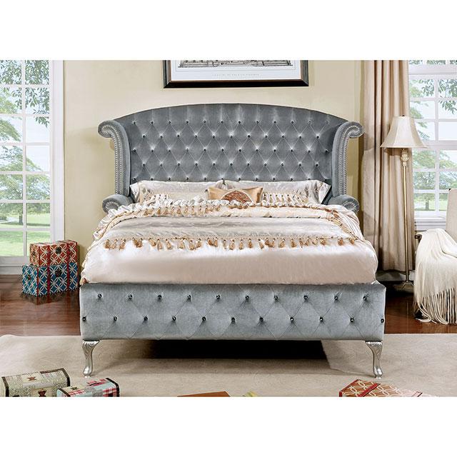 Alzir Night Stand Gray - Mattress & Furniture Super Center (Tampa, FL)