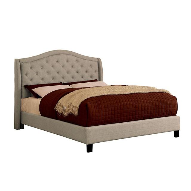 Carly Cal.King, E.King, Full, & Queen Bed Grey & Brown - Mattress & Furniture Super Center (Tampa, FL)