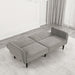 Aristide Futon Sofa Grey & Brown - Mattress & Furniture Super Center (Tampa, FL)