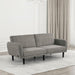 Aristide Futon Sofa Grey & Brown - Mattress & Furniture Super Center (Tampa, FL)