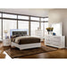 CLEMENTINE Glossy White Mirror - Mattress & Furniture Super Center (Tampa, FL)