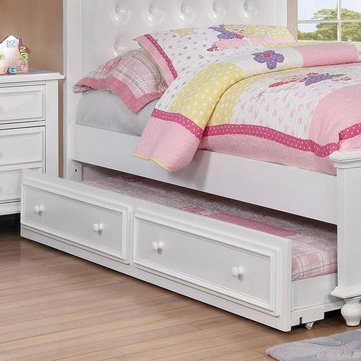 OLIVIA White Trundle - Mattress & Furniture Super Center (Tampa, FL)