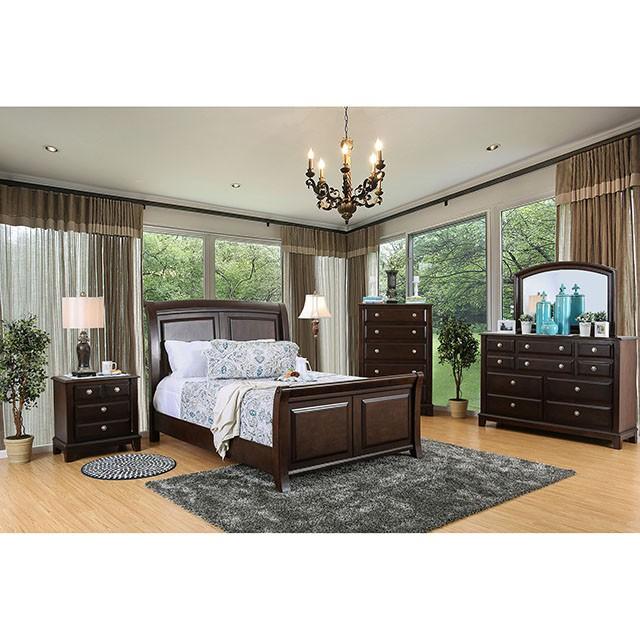 Litchville Brown Cherry Mirror - Mattress & Furniture Super Center (Tampa, FL)
