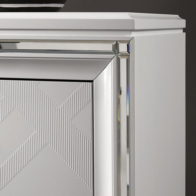 EMMELINE Chest, White - Mattress & Furniture Super Center (Tampa, FL)