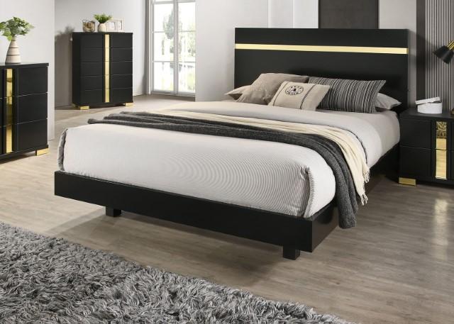 Lillestrom E.King, Queen, Full, & Full Bed Black & White - Mattress & Furniture Super Center (Tampa, FL)