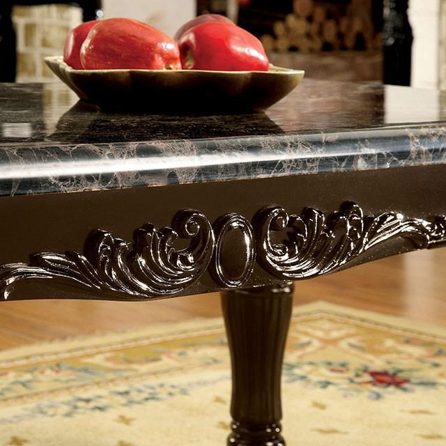 Brampton Espresso/Black Faux Sofa Table - Mattress & Furniture Super Center (Tampa, FL)