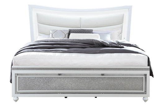 COLLETE WHITE QUEEN BED - Mattress & Furniture Super Center (Tampa, FL)