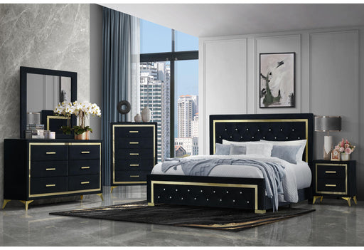 KINGDOM BLACK QUEEN BED GROUP image