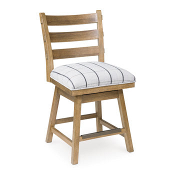 Gramburg Counter Height Swivel Barstool - Mattress & Furniture Super Center (Tampa, FL)