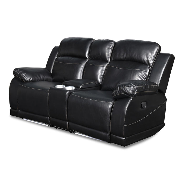 VEGA CONSOLE LOVESEAT - PREMIER BLACK