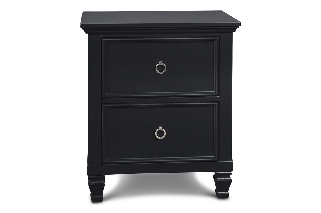 TAMARACK NIGHTSTAND- BLACK - Mattress & Furniture Super Center (Tampa, FL)