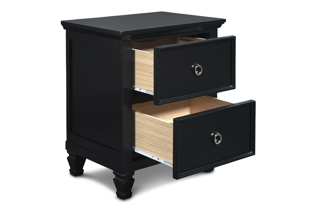 TAMARACK NIGHTSTAND- BLACK - Mattress & Furniture Super Center (Tampa, FL)