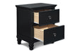 TAMARACK NIGHTSTAND- BLACK - Mattress & Furniture Super Center (Tampa, FL)