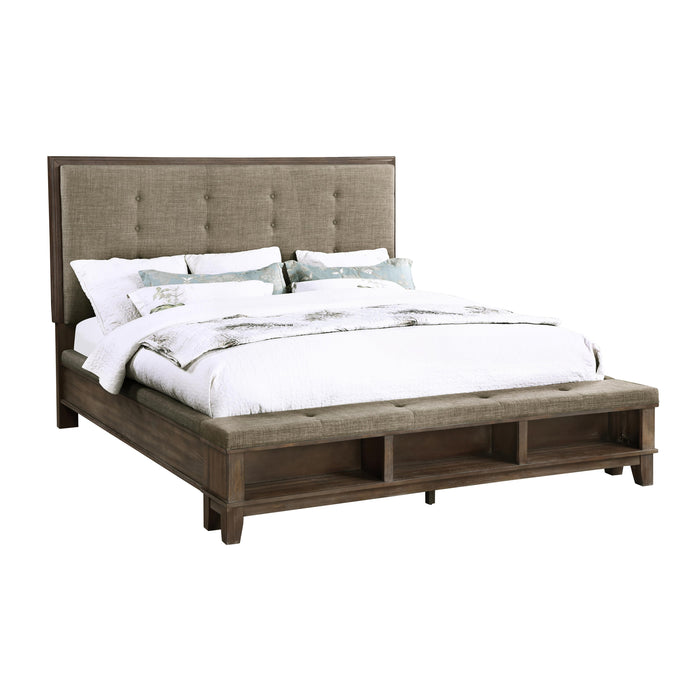 CAGNEY Eastern King-California King EK/K FOOTBOARD & SLATS-VINTAGE - Mattress & Furniture Super Center (Tampa, FL)