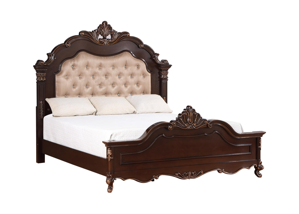 CONSTANTINE Eastern King-California King EK/WK FOOTBOARD & SLATS-CHERRY - Mattress & Furniture Super Center (Tampa, FL)
