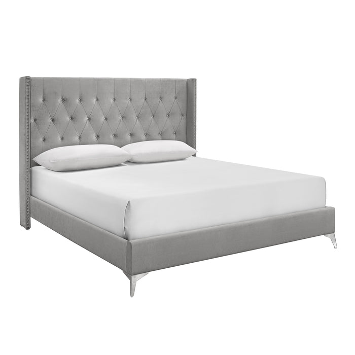 HUXLEY California King WK SIDE RAILS-GRAY