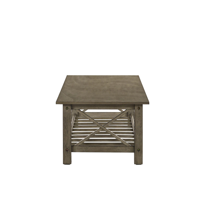 VESTA COFFEE TABLE-GRAY - Mattress & Furniture Super Center (Tampa, FL)