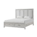 FIONA 6''0" WK RAILS- MIST GRAY - Mattress & Furniture Super Center (Tampa, FL)